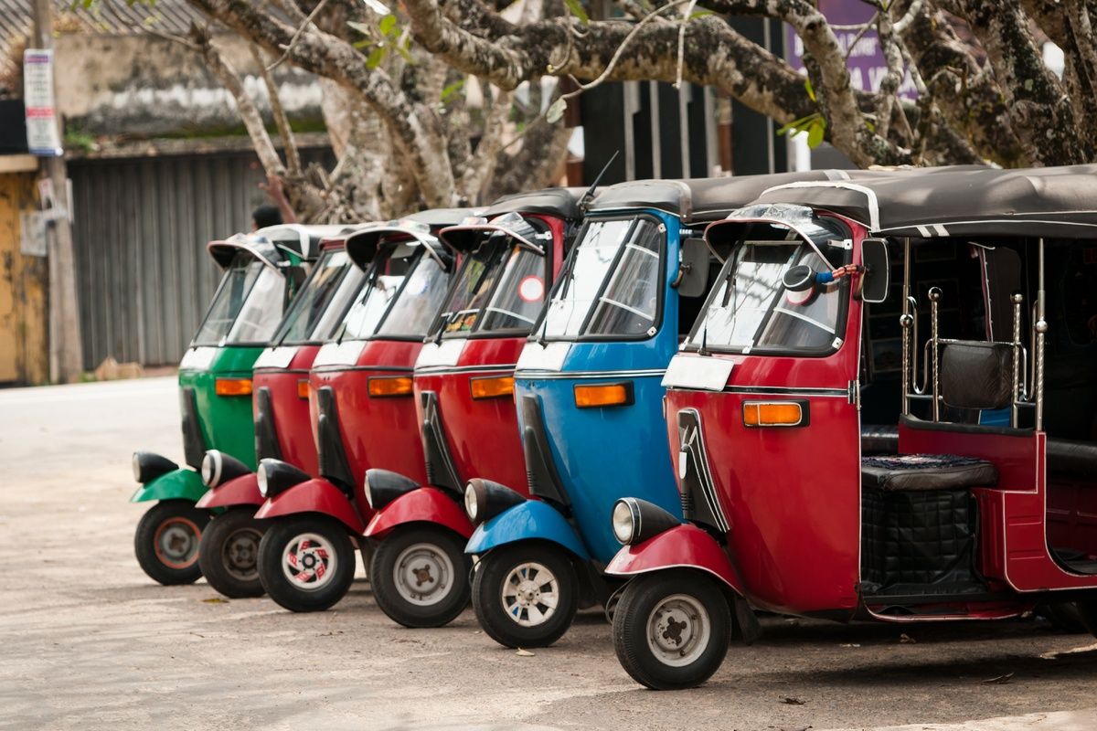 Tuktuk's in Sri Lanka