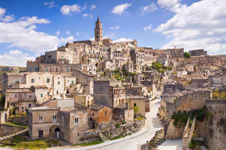 De Sassi-woningen van Matera