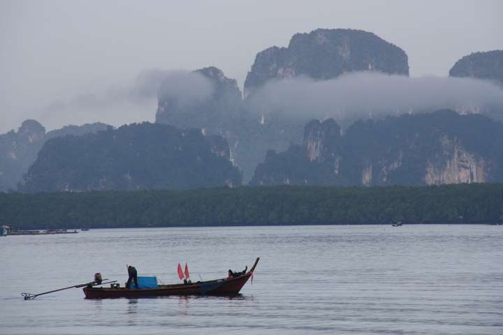 Thaise natuur bij Krabi Town
