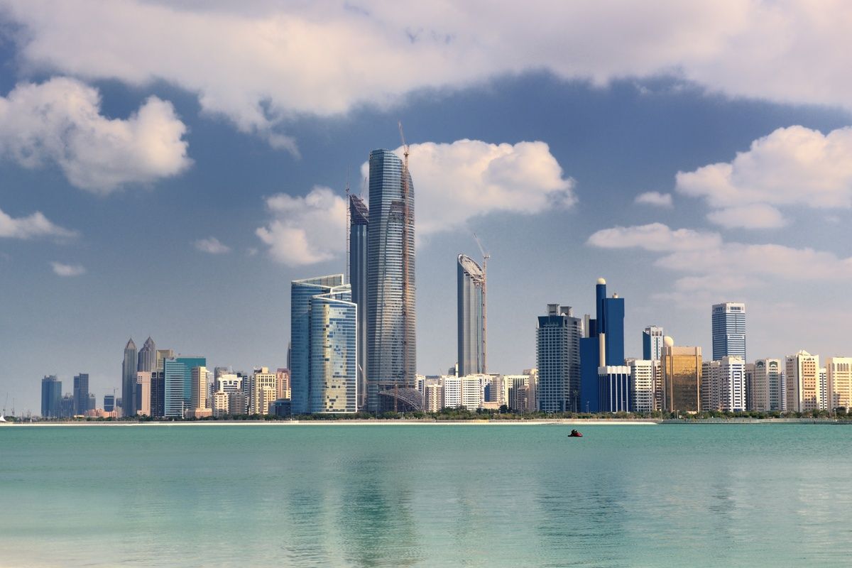 Skyline van Abu Dahbi 