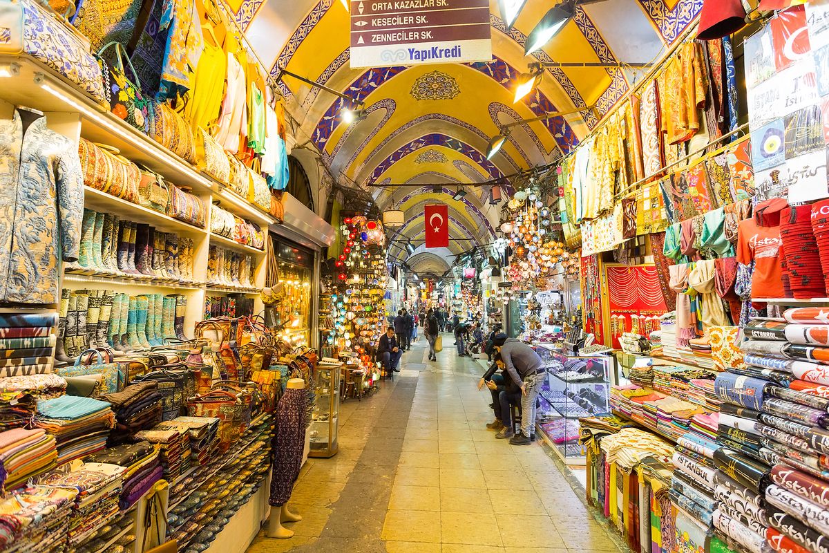 De Grote Bazaar in Istanbul