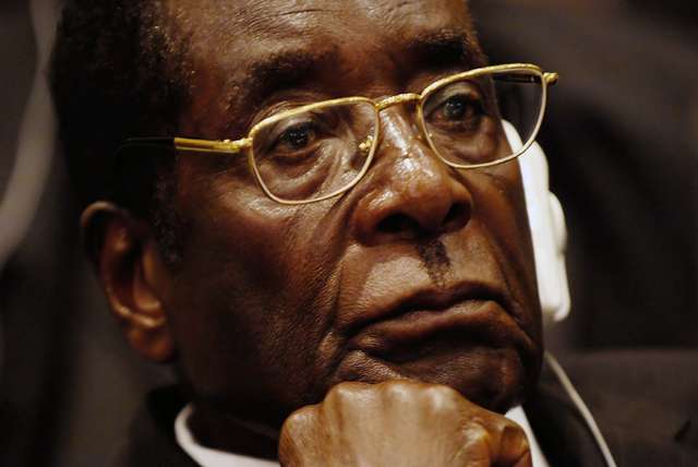 De president van Zimbabwe