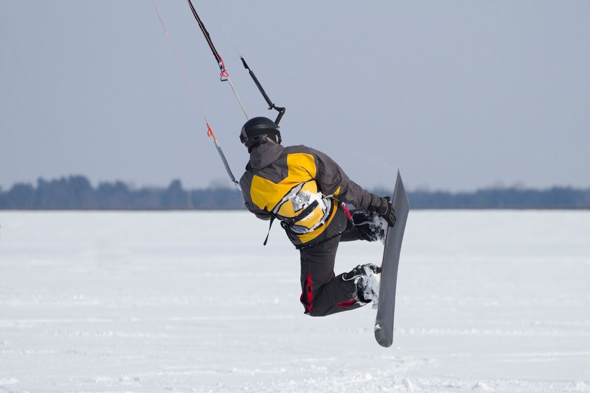 Snowkiting in Noorwegen