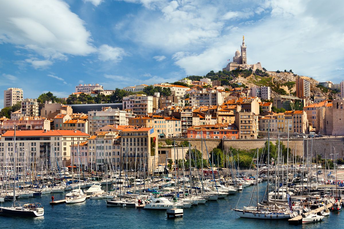 De oude haven van Marseille