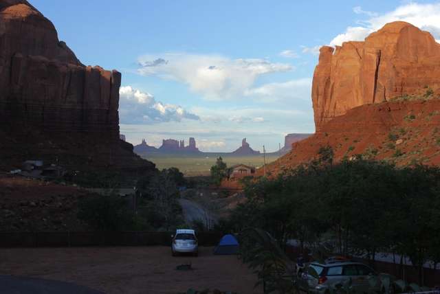 Een moment van een roadtrip door Amerika