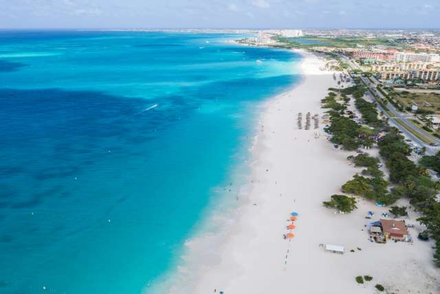 Top 5 meest geboekte hotels Palm Beach/Oranjestad