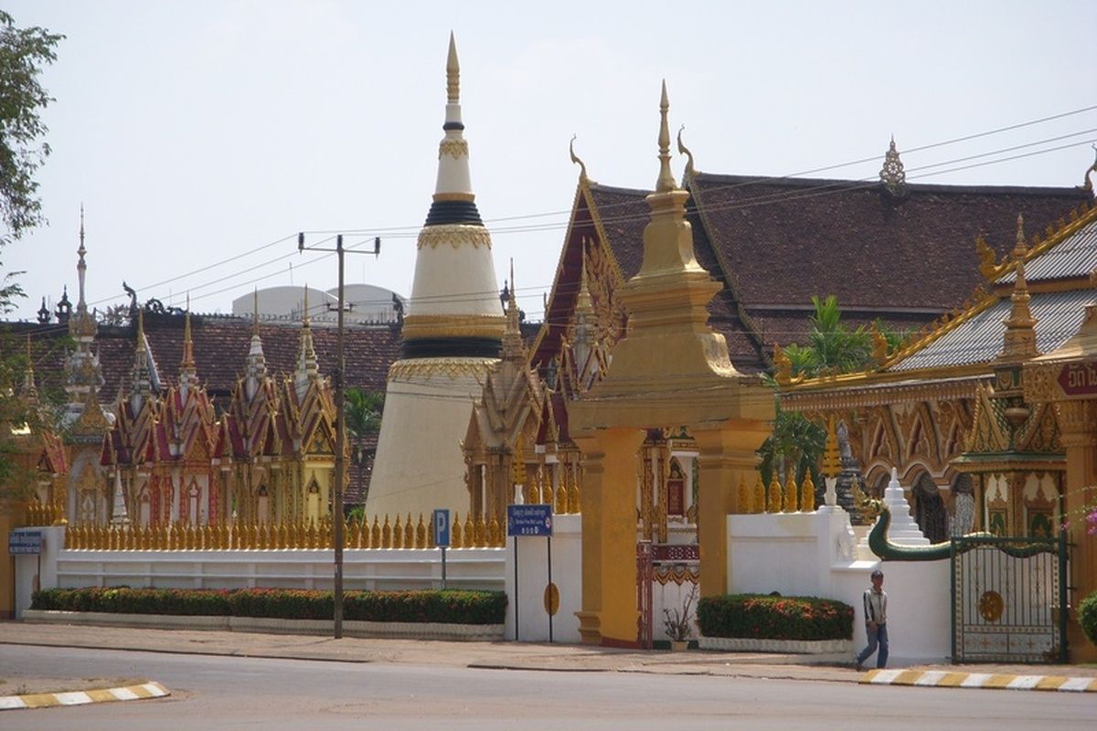 Tempel Pakse, vakantie Laos