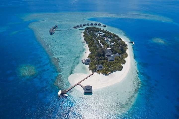 Bovenzicht hotelcomplex