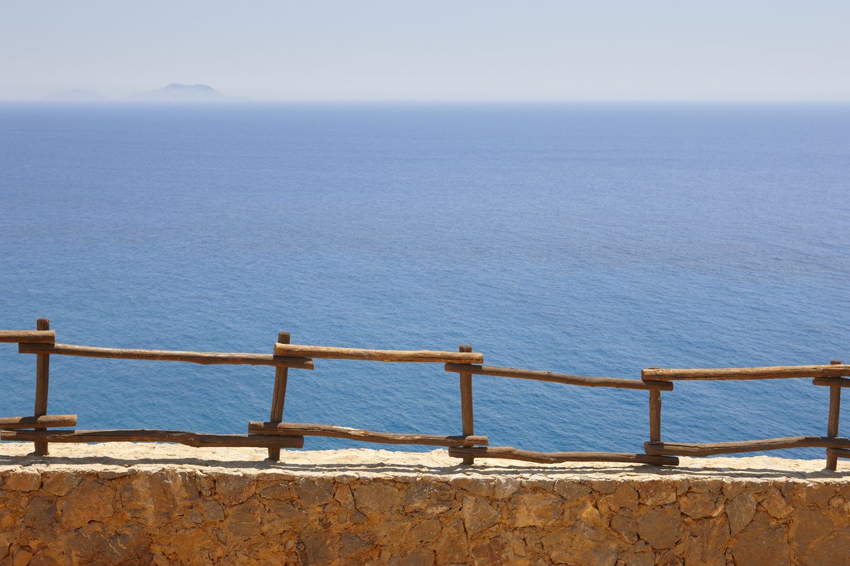 Uitzicht op Gavdos vanaf Kreta