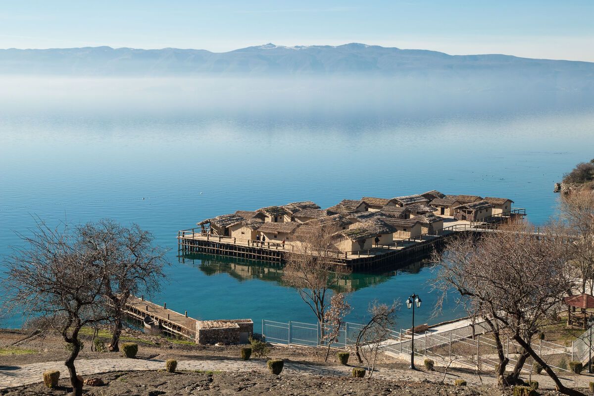 Het meer van Ohrid