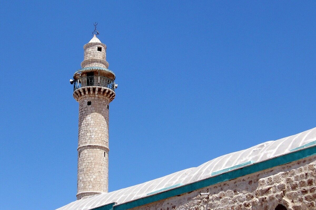 De witte moskee van Ramla