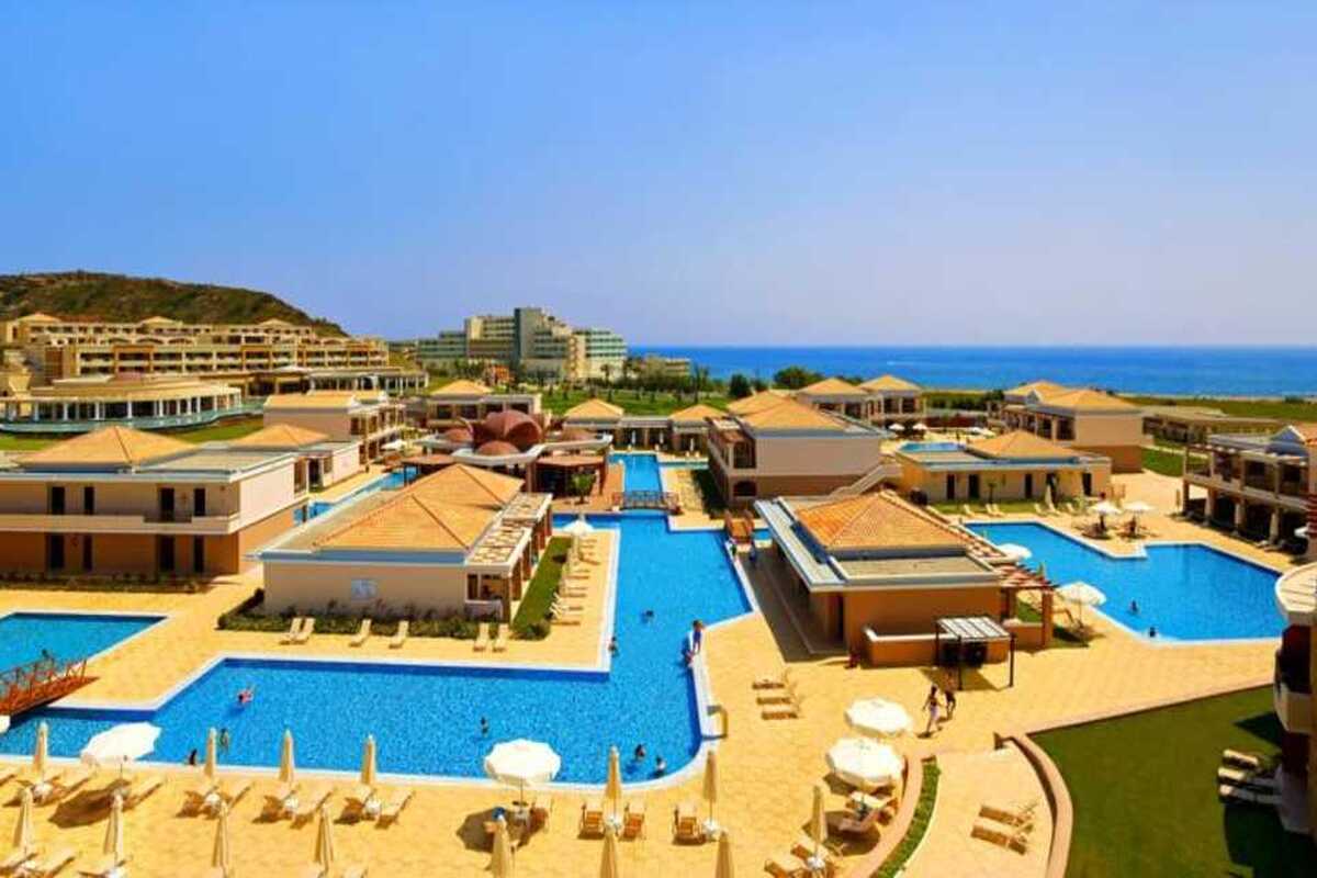 Bovenzicht van het complex