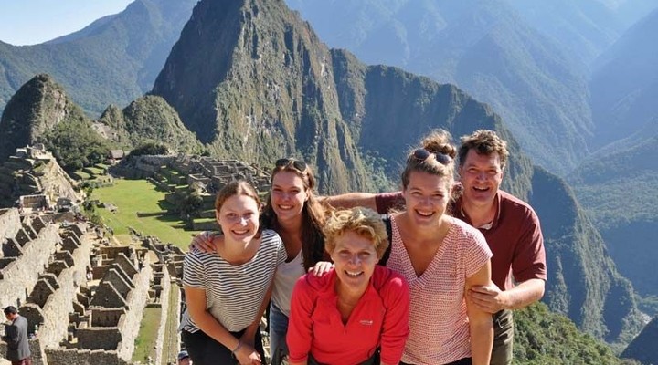 Machu Picchu tijdens familiereis Peru