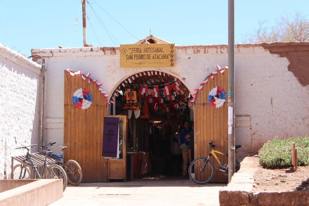 Souvenirmarktje in San Pedro de Atacama