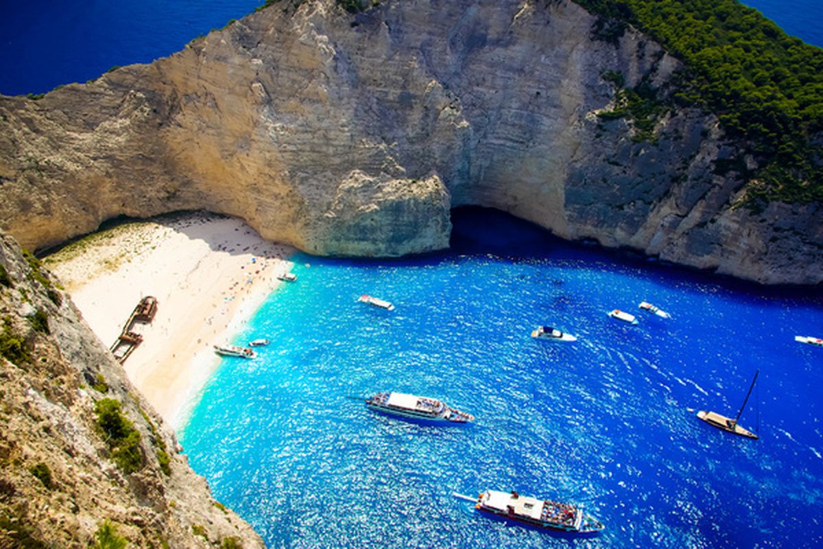 Navagio Beach, Zakynthos, Griekenland