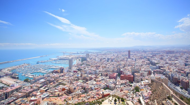 Panoramisch uitzicht Alicante - Spanje