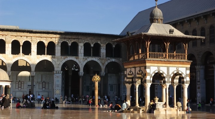 Moskee in Damascus, Syri