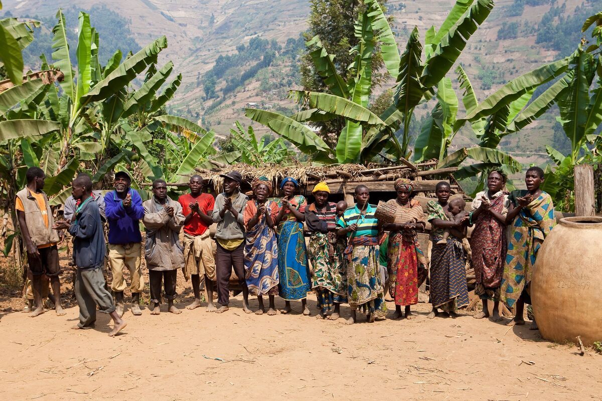 Inwoners van de stad Kabale