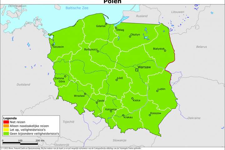 reisadvies polen oorlog