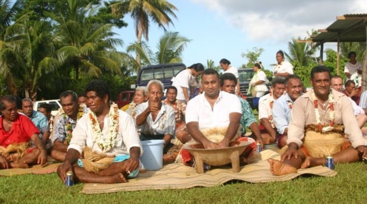Kava ceremonie in Tonga