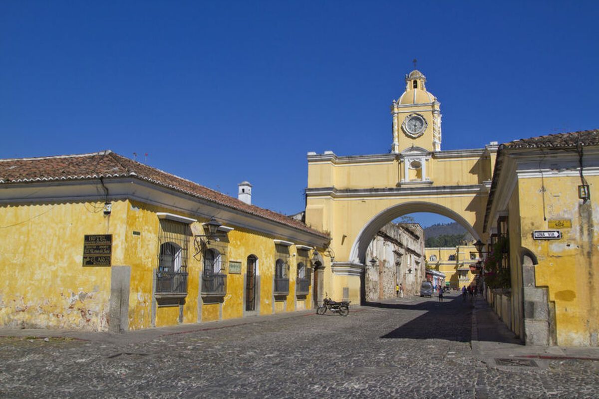De koloniale stad Antigua Guatemala