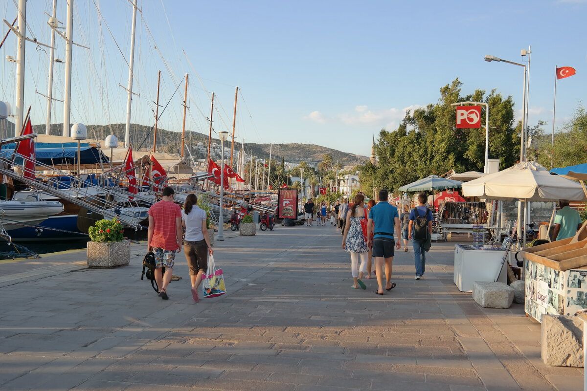 De haven van Bodrum
