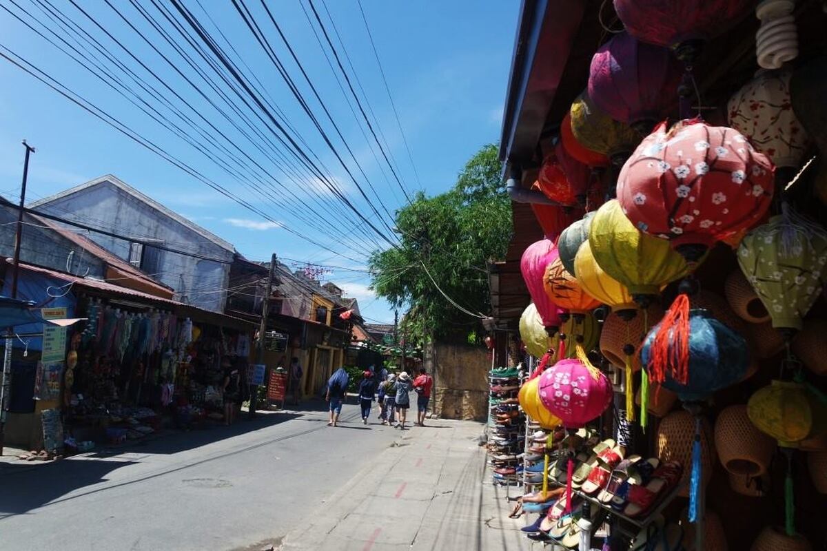 Gezellig straatje in Hoi An