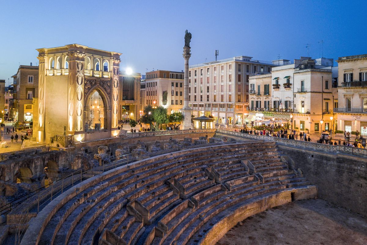 Lecce; u waant zich midden in een openluchtmuseum
