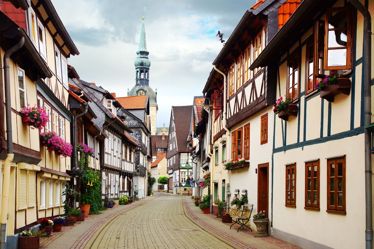 Wolfenb&uuml;ttel heeft leuke, smalle straatjes