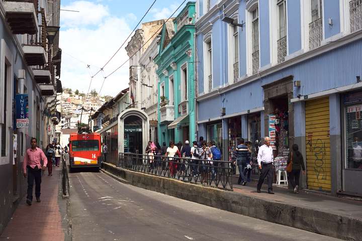 Plaza del Teatro, centrum Quito