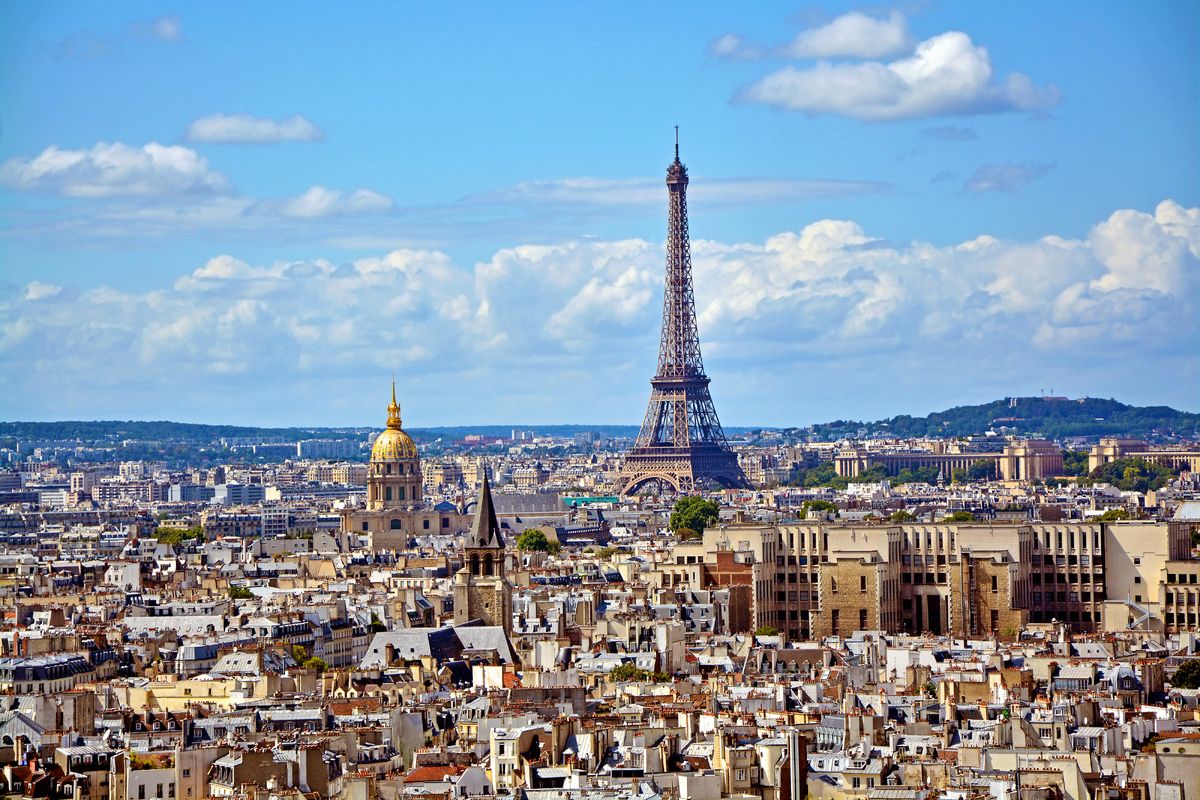 Luchtfoto van Parijs