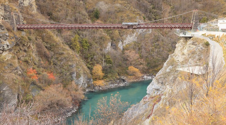 Kawarau Bridge, Queenstown, Nieuw-Zeeland