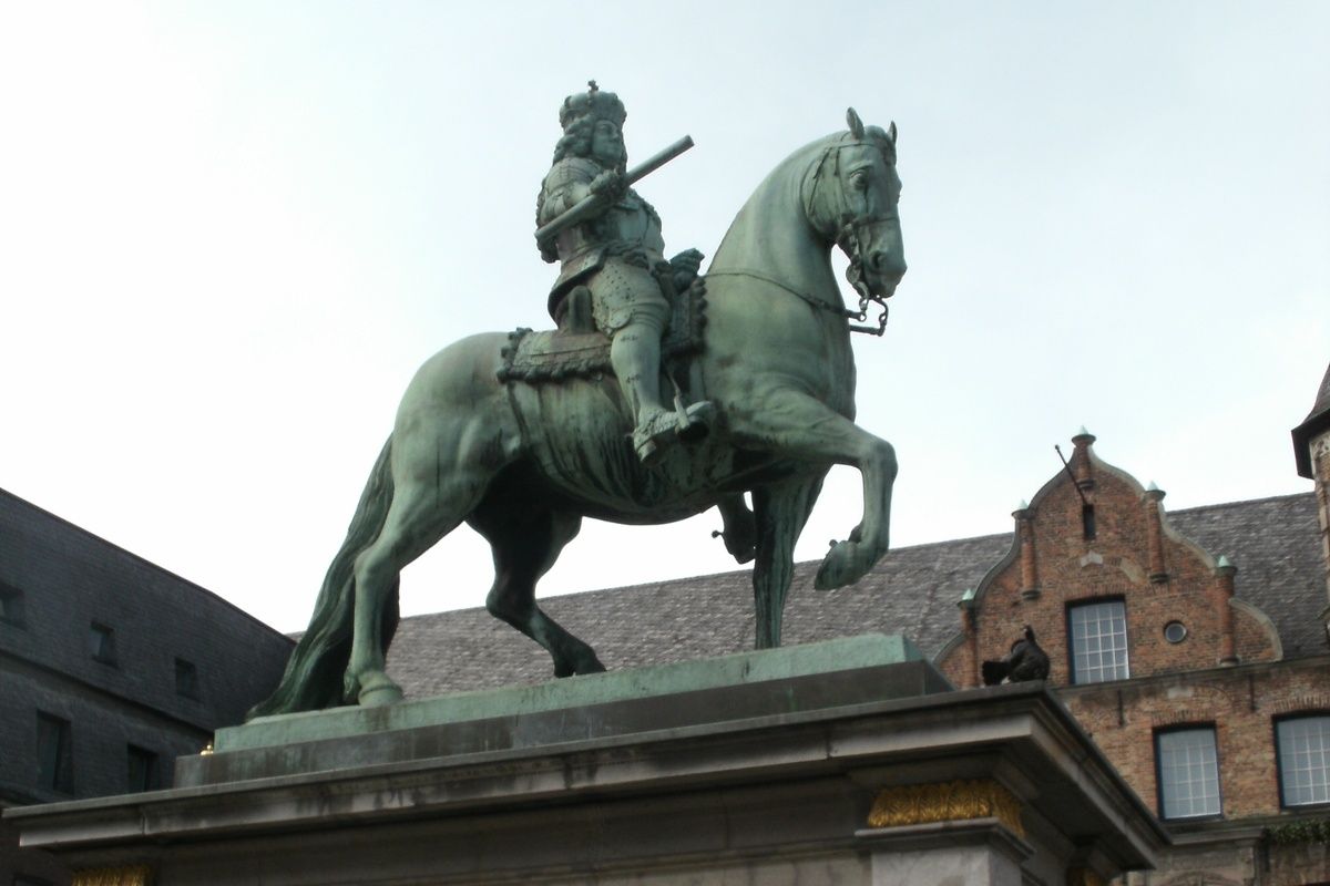 Het beeld van Johann Wilhelm