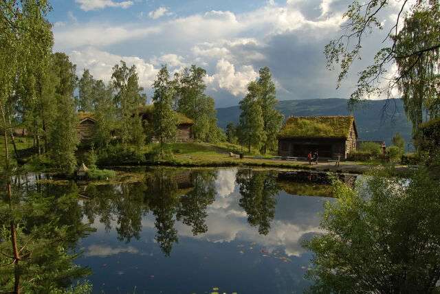 Het ruwe Noorse landschap