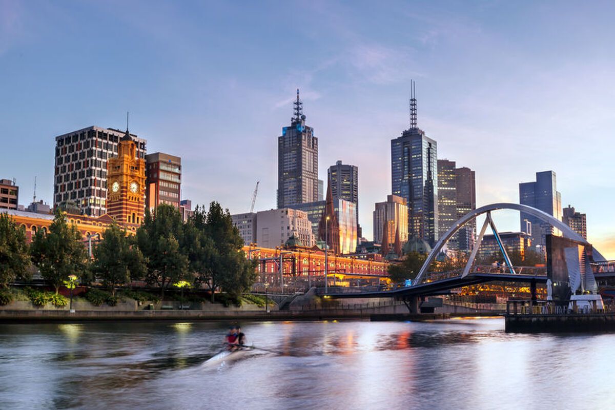 Skyline van Melbourne