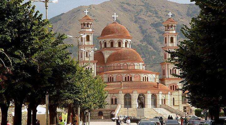 Kerk in Korca Albanie