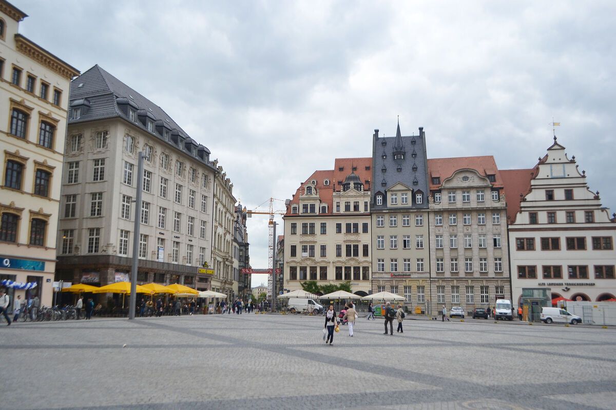 Centrum Leipzig Duitsland