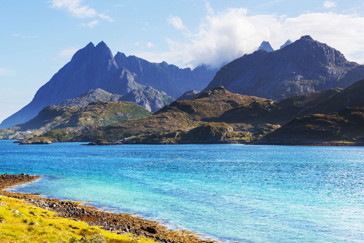 Landschap van Noorwegen