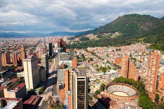 Bogota, hoofdstad van Colombia
