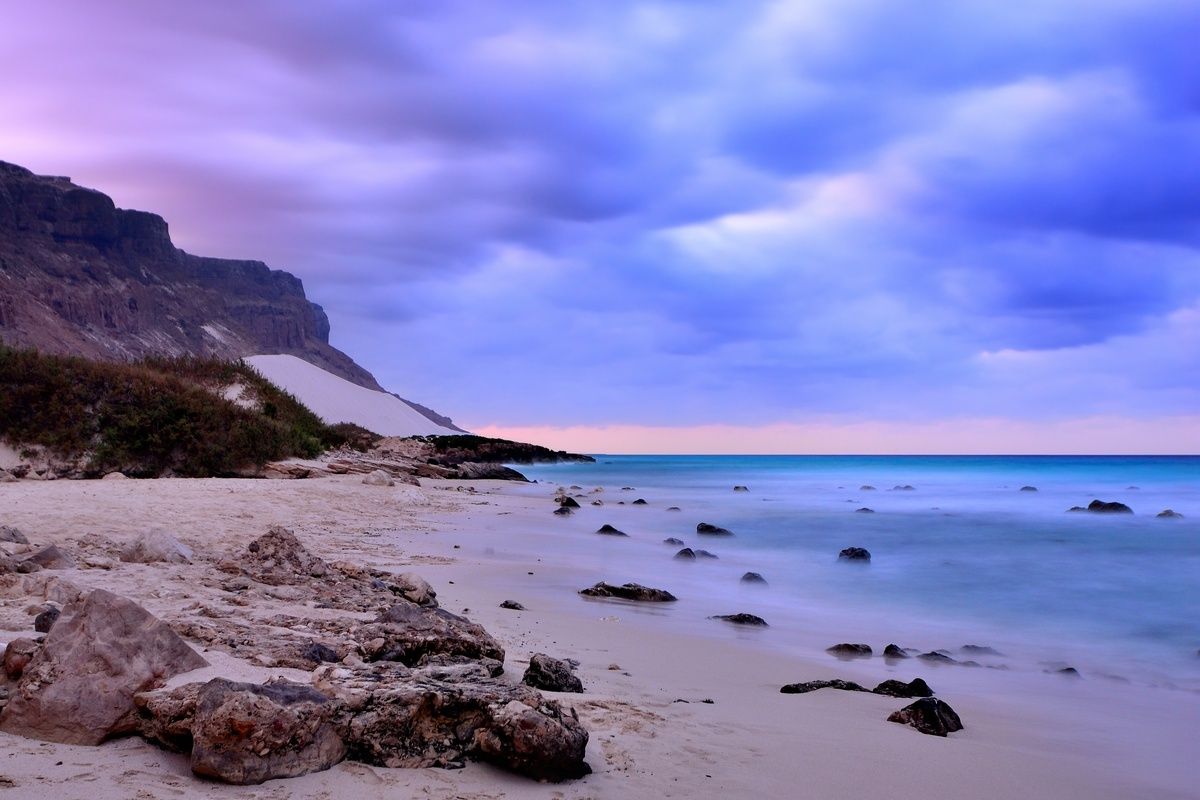 Het Aden strand in Jemen