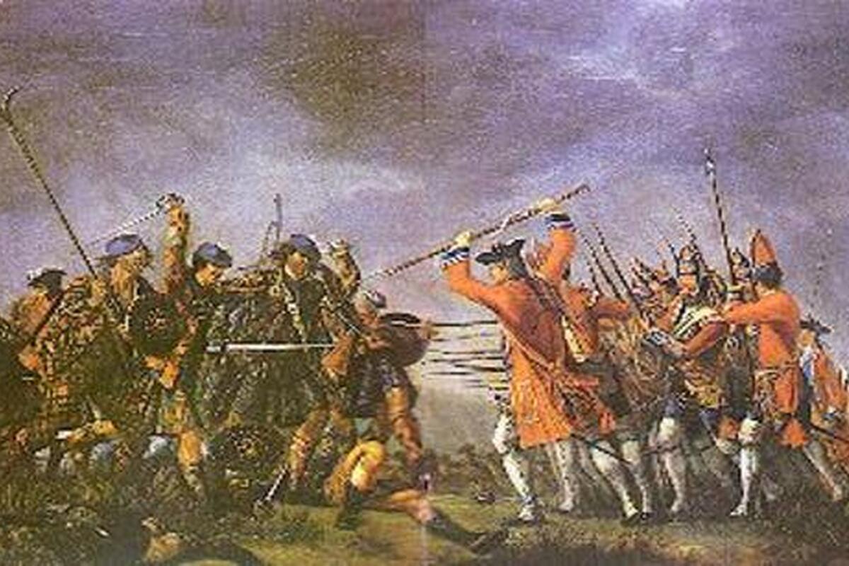 Slag bij Culloden, een strijd tussen de clans