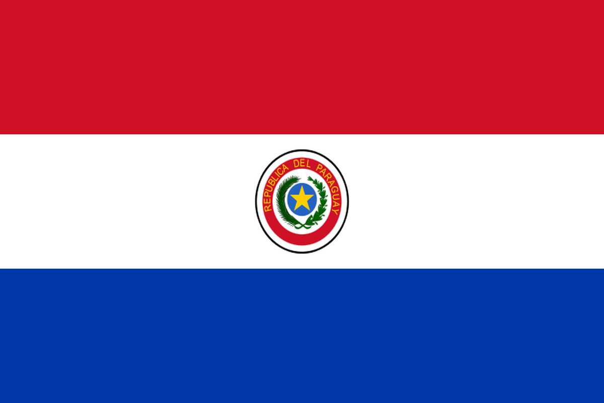 De vlag van Paraguay