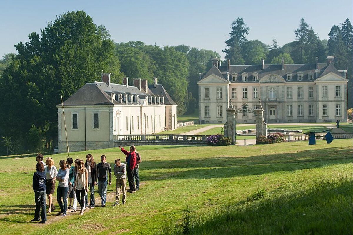 Rondleiding bij een kasteel in Frankrijk
