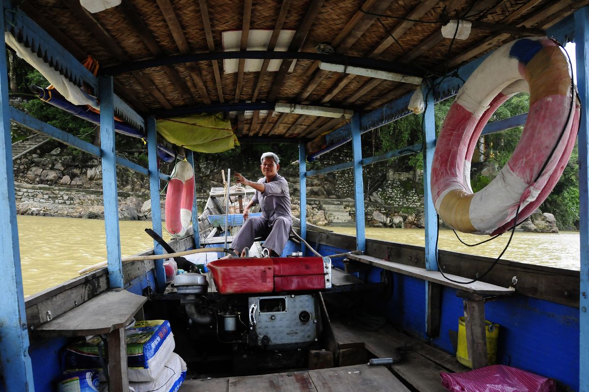 Boottocht op de Mekong