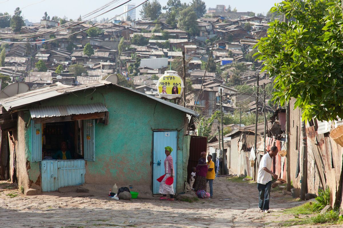 Arme gedeelte van Addis Abeba