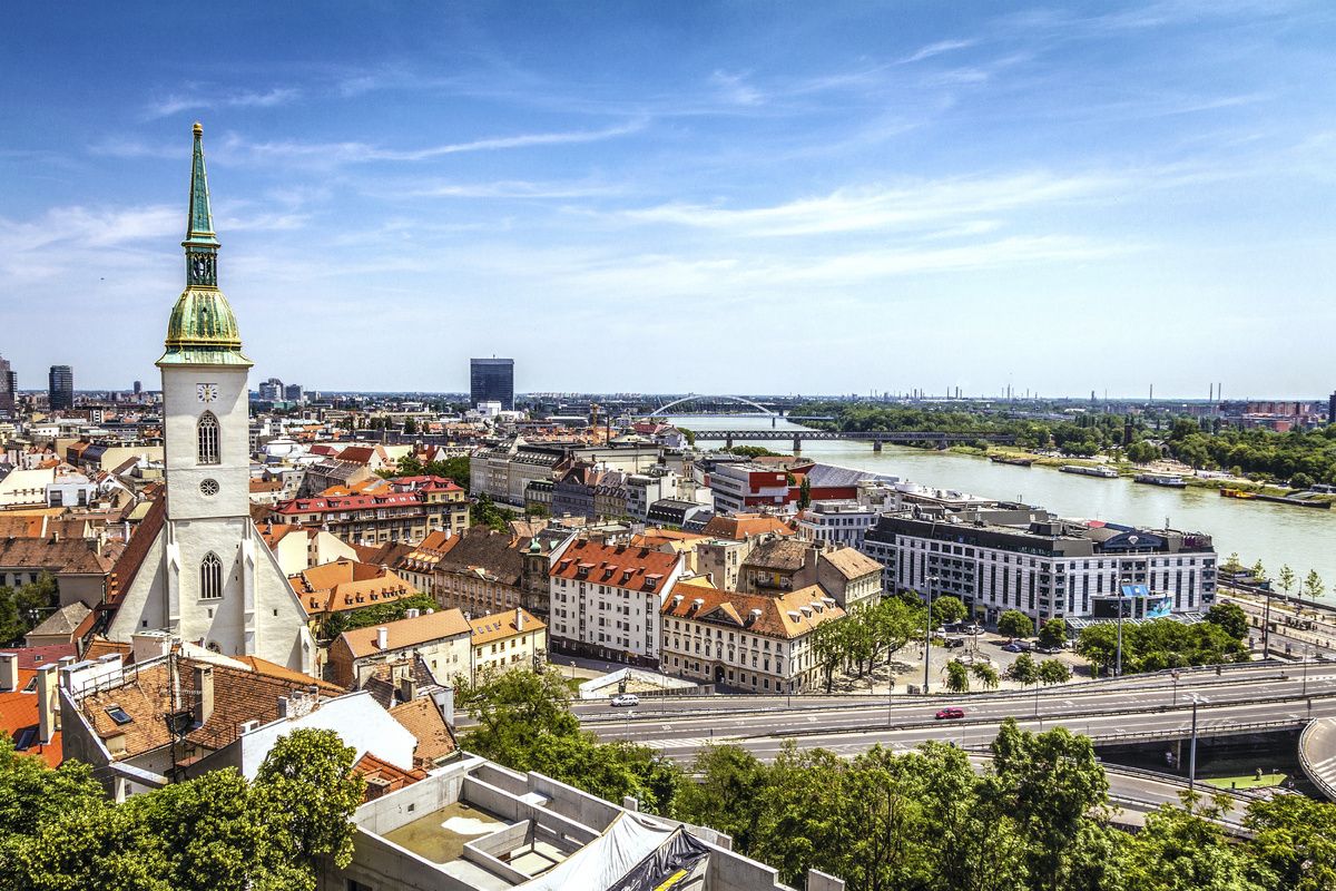Skyline van Bratislava