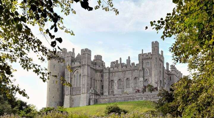 Het Arundel Kasteel, een van de filmlocaties