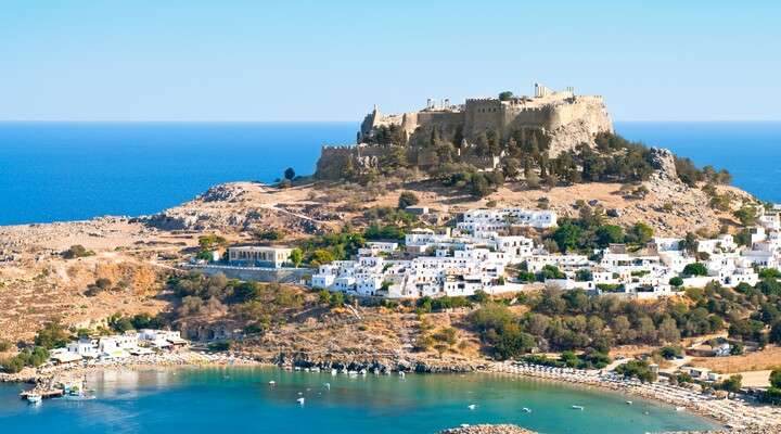 Acropolis Lindos, Rhodos, Griekenland