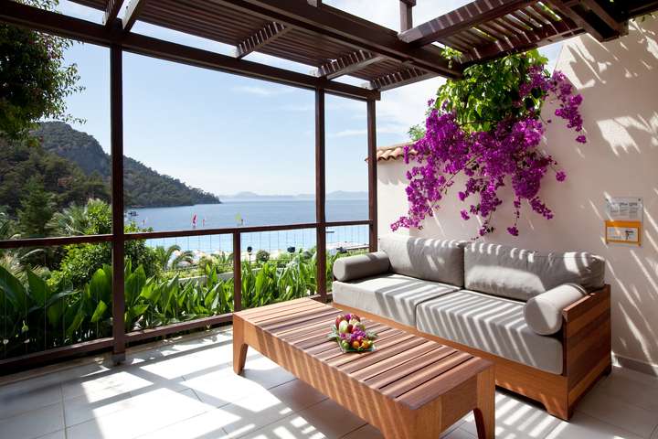 Uitzicht kamers Hillside Beach Club