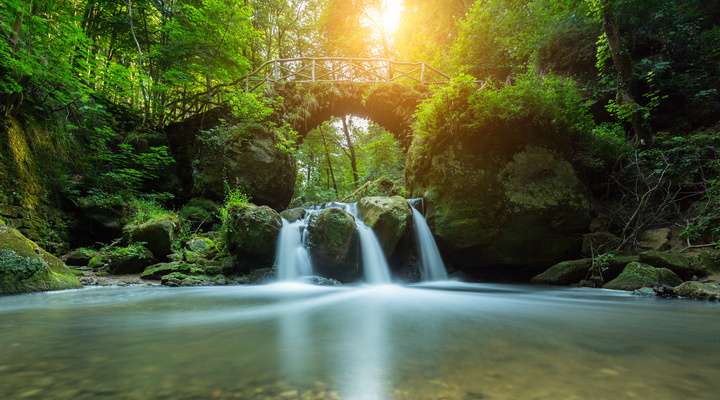 Schiessentumpel Waterval in Klein Zwitserland